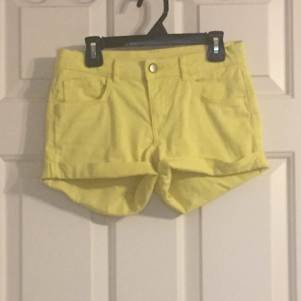 H&M Yellow Jean Shorts Size 13-14